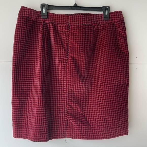 LL Bean Women's Plus Size Red Pencil Mini Skirt, Sz 16 - Picture 8 of 8